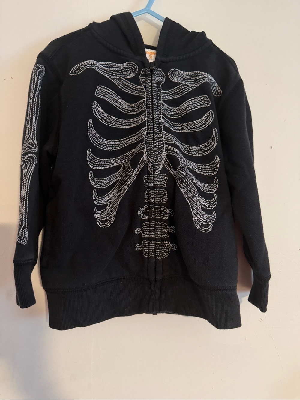 Gymboree Black Kids' Skeleton Zip Hoodie